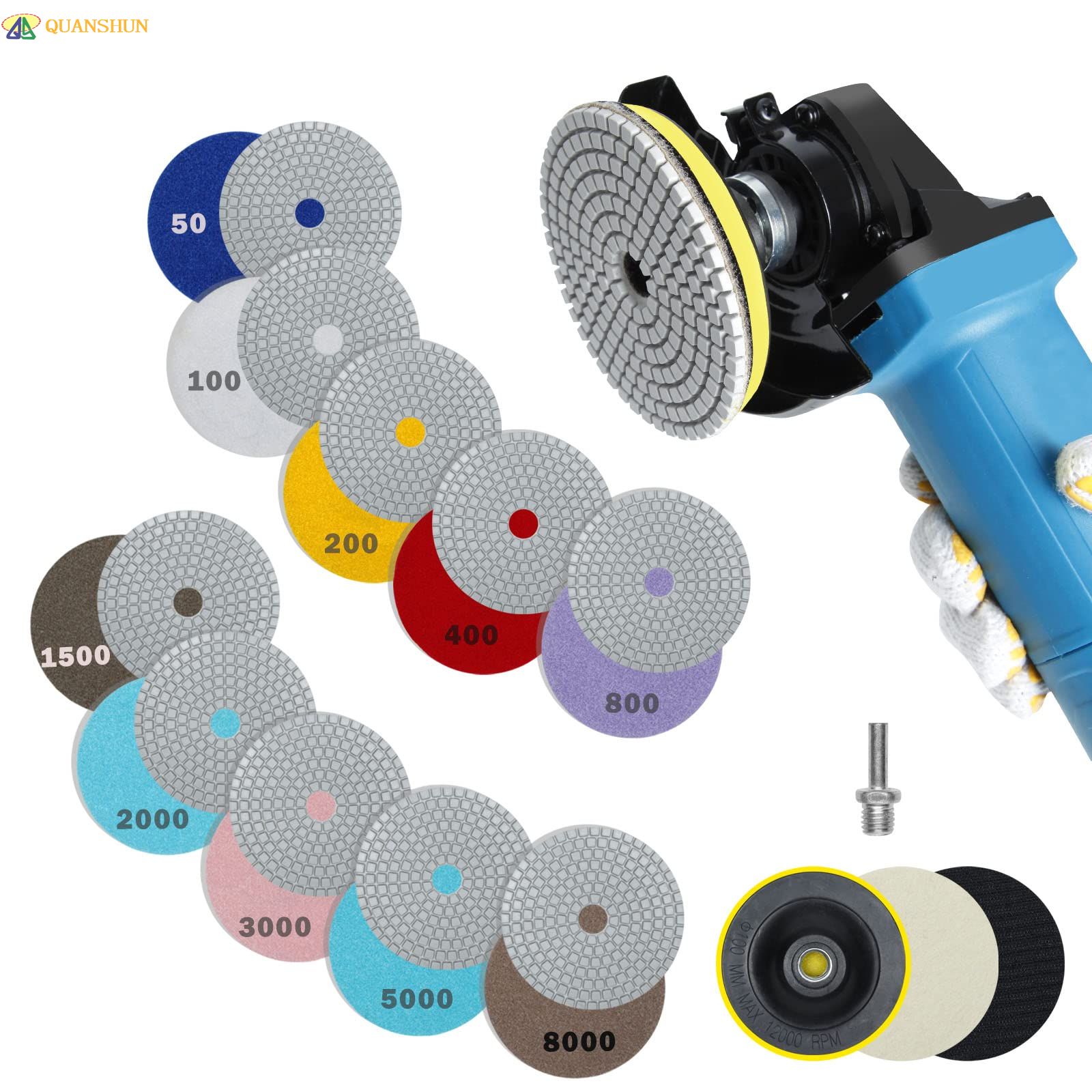 Flexible Wet Granite Diamond Polishing P